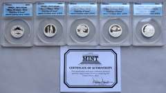 2013 S Cased Silver Quarter Proof 70 National Parks Set