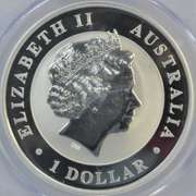 Flawless 2015-P Australia Silver $1. PCGS MS70 John Mercanti signed