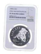 PF70UCAM 1995-S Civil War Battlefield Commemorative Silver Dollar NGC