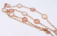 Joan Rivers Crystal Long Necklace