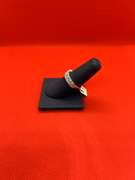 CUTE 10K WHITE GOLD RING WITH 0.50 CARAT OF DIAMOND