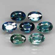 Heated only! 4.34ct oval cut Australian Sapphire set
