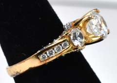 Vermeil CZ Ring