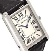 Cartier Tank Solo 3169, 27mm Quartz Stainless Steel Watch