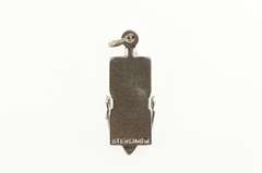 Sterling Silver Heart Red Enamel Mouse Trap Cute Retro Charm/Pendant