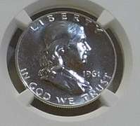 1961 Silver PRF Franklin Hf NGC PF67