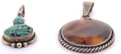 Necklace And 2 Pendant Set
