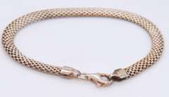 Lot of 2 Vintage Italian 925 Sterling Silver Bracelets
