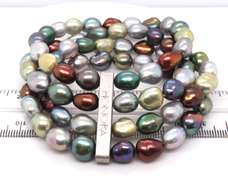 Honora Multi Color Pearl 4 Row Bracelet