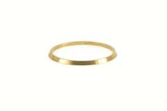 14K Yellow Gold Vintage NOS 1950's Simple Stackable Band Ring