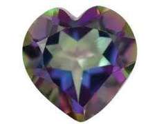 7MM HEART MYSTIC TOPAZ LOOSE GEMSTONE