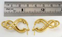 Sparkling Unusual 14k Earrings
