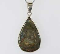 Beautiful 24.51ct pear shaped turquise pendant