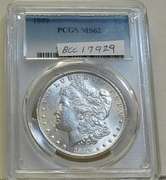 1889 Morgan Dol PCGS MS-62