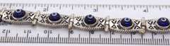 Sterling Silver Evil Eye Link Bracelet