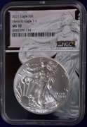 2021 Eagle S$1 Type 1 NGC MS70