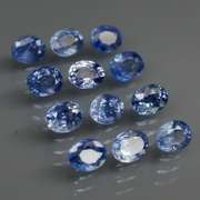 Heated only cornflower blue 4.25ct Sapphire set