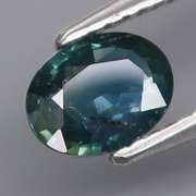Heated only! Australian! .79ct blue green Sapphire