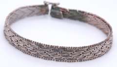 Vintage Sterling Silver Mesh Bracelet