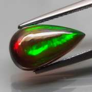 Glistening 2.17ct fiery flashing Welo Black Opal