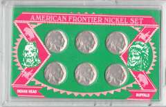 American Frontier Indian Head Nickel Set (6) Coin