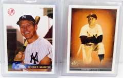 2 Mickey Mantle Baseball Cards