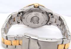 Tag Heuer Aquaracer Mop Diamond Dial Quartz 26mm 2 Tone Watch