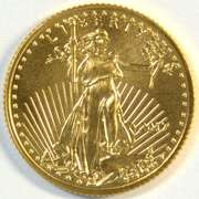 Pristine-perfect Super Gem BU 2017 $1 American Gold Eagle coin