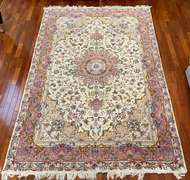 9.10 X 6.8 Persian Handmade very Fine Tabriz