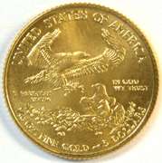 Pristine-perfect Super Gem BU 2017 $1 American Gold Eagle coin