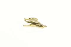 14K Yellow Gold Galloping Horse Prancing Pony Equestrian Charm/Pendant