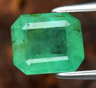 Glowing green .87ct real unheated Zambian Emerald