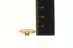 14K Yellow Gold Vintage NOS 1950's 3.6mm Engagement Setting Ring