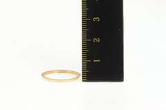 14K Yellow Gold 1.3mm Vintage NOS 1950's Stackable Band Ring