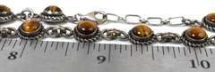 Sterling Silver Tiger's Eye Bracelet