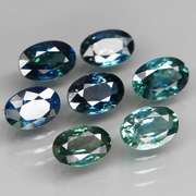 Heated only! 4.34ct oval cut Australian Sapphire set