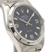 Rolex Air King Mid Size 34mm Blue Dial Stainless Steel Watch