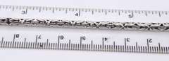 925 Sterling Silver Byzantine Bracelet