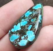 Simply gorgeous! 22ct well marbled robbins egg blue Turquoise