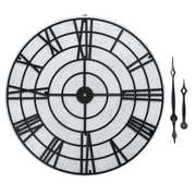 32 Inch Metal Wall Clock Roman Digital Iron Wall Clock