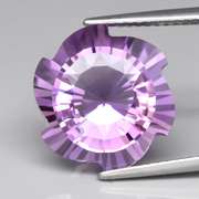 Look at this! 7.04ct PINWHEEL CUT Uruguayan Amethyst
