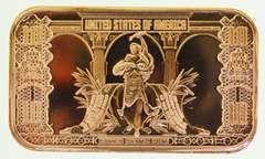 $10 Bison Note 1 oz .999 Fine Copper Bar