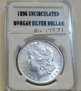 1896 Morgan Dol slabbed Unc