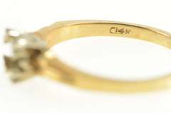 14K Yellow Gold Vintage NOS 1950's 4.4mm Engagement Setting Ring