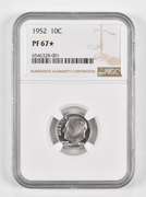 PF67* 1952 Roosevelt Dime - Graded NGC