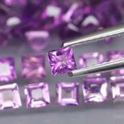 Look at that purple! 7.35ct matched bright purple Amethyst set