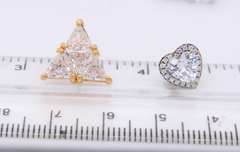 Group Lot of Vintage 925 Sterling Silver Earrings