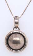 Vintage Sterling Silver Signed Pendant on Chain