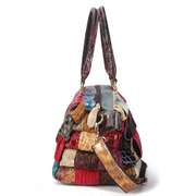 Bohemian Genuine Leather Patchwork Handmade Bag