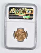 MS62 1908 Great Britain 1 Sovereign Gold Coin NGC